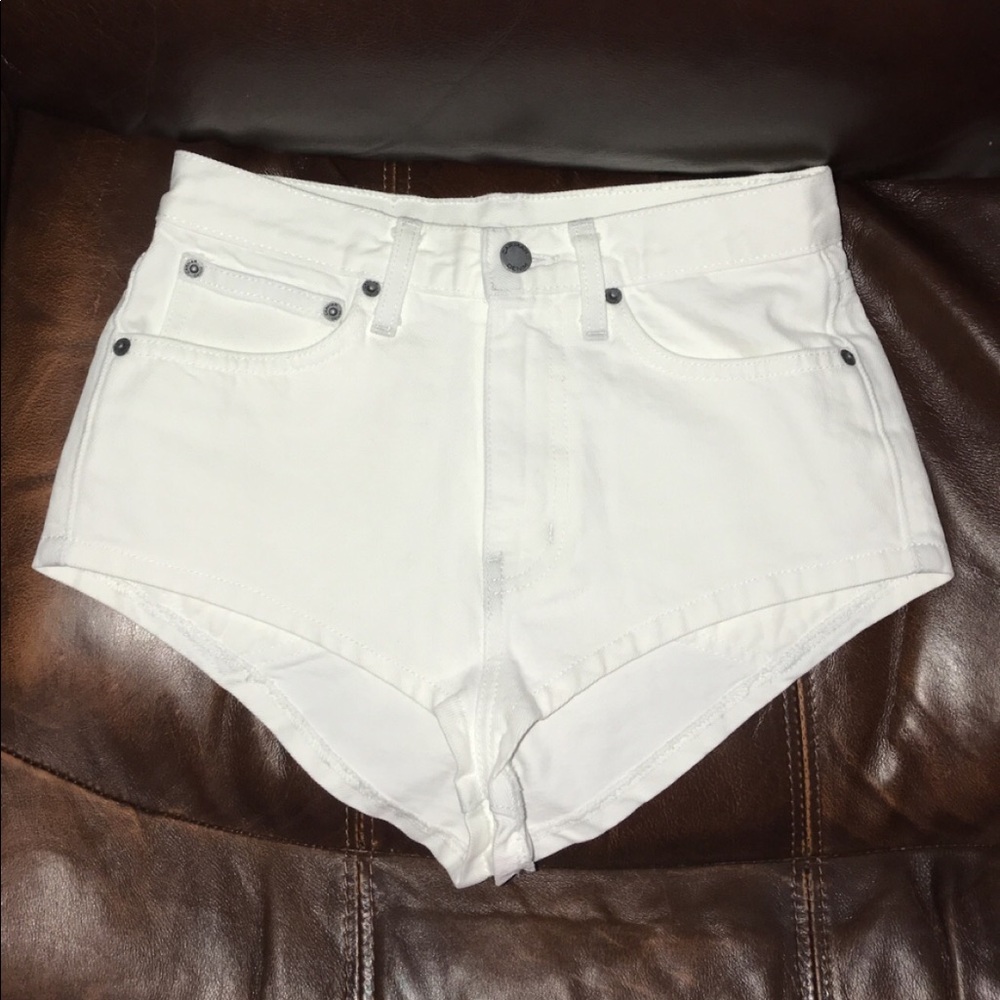 Size 25 white Carmar shorts from LF. NEVER WORN